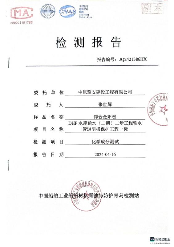 檢測報告